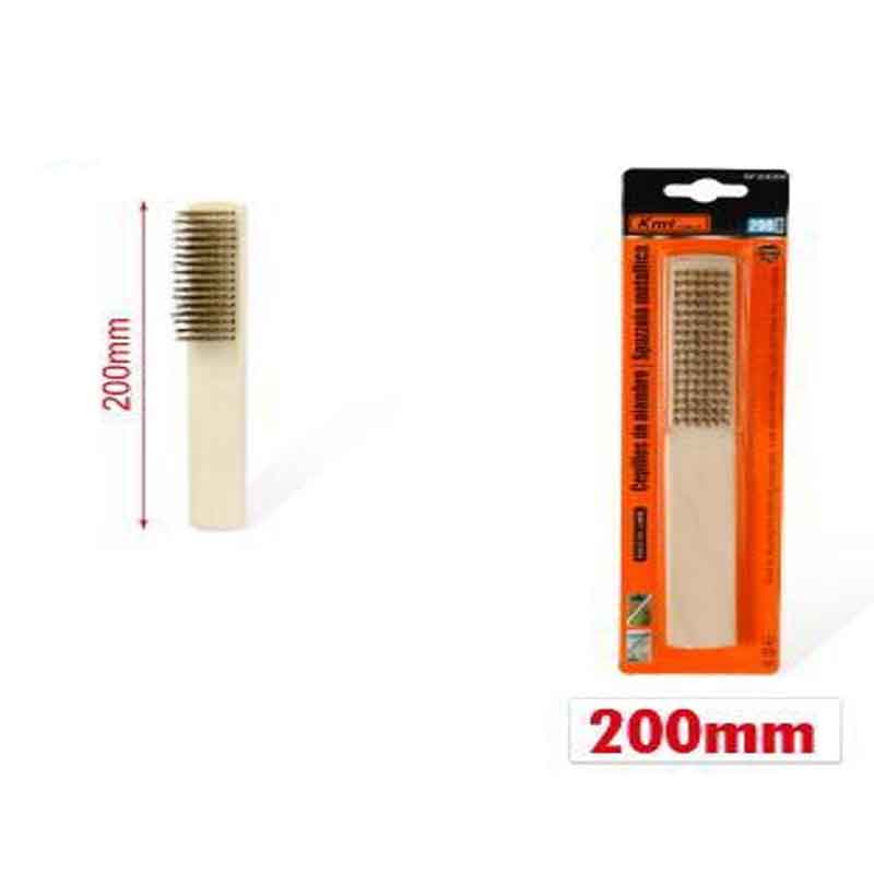 KMT Συρμάτινη βούρτσα με λαβή 200mm RIF:9363506 - Wire Brush KMT