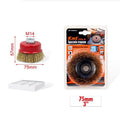 KMT Tools Συρματόβουρτσα γωνιακού τροχού 75mm M14 RIF:9363534 - Drill Brush KMT