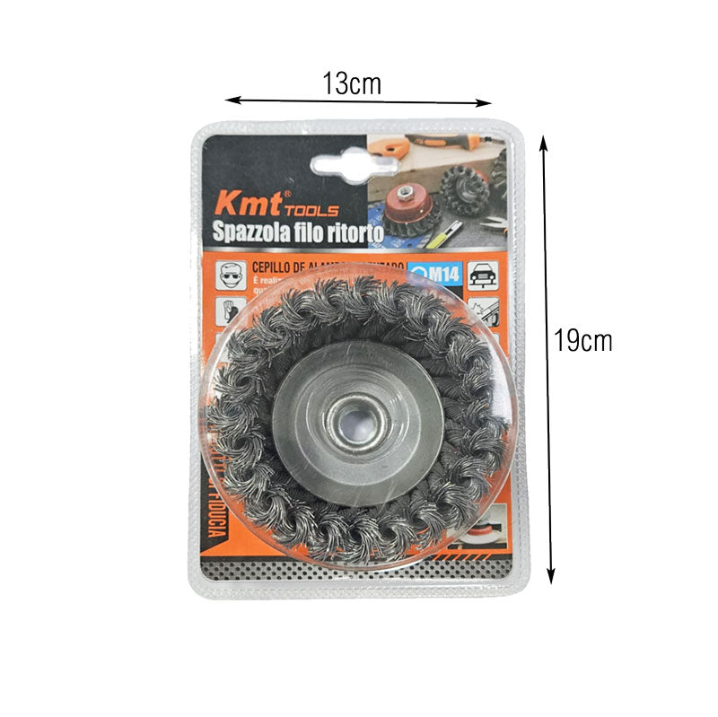 KMT Tools Συρματόβουρτσα για Δράπανο 100mm M14 - Drill Brush KMT