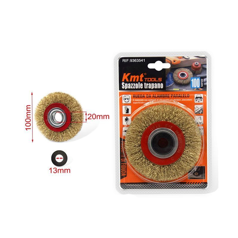 KMT Tools Συρματόβουρτσα για Δράπανο 100mm - Drill Brush OEM