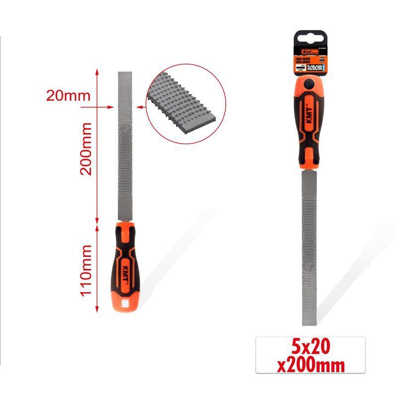 KMT Ράσπα Πλακέ ΑΣΠΑ ΠΛΑΚΕ 5x20x200mm - Rasp OEM