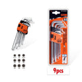 KMT Σετ με 9 Κλειδιά Άλλεν - Εργαλεία Allen - Durable Wrench 9pc Hex Key Set OEM