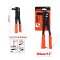KMT Πριτσιναδόρος με 4 Μύτες 2.4/3.2/4/4.8mm - Riveter KMT