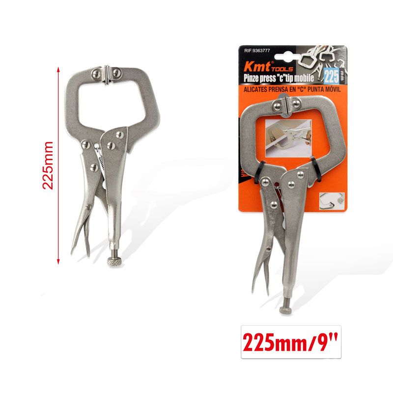 KMT Τσιμπίδα Πένσα Γκριπ 225mm - C Type lock grip plier KMT