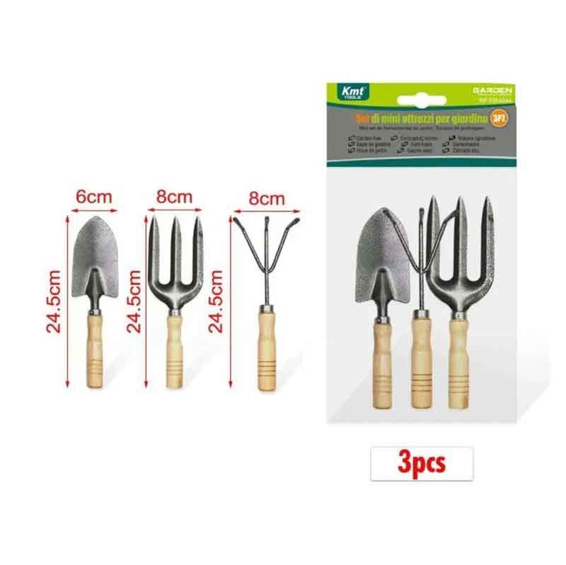 KMT Σετ Εργαλείων Κήπου 3 Τεμάχια - Garden Tool Set 3 Pieces KMT