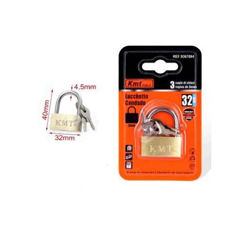 KMT Λουκέτο Ασφαλείας Με Κλειδάκι 32mm- Padlock OEM