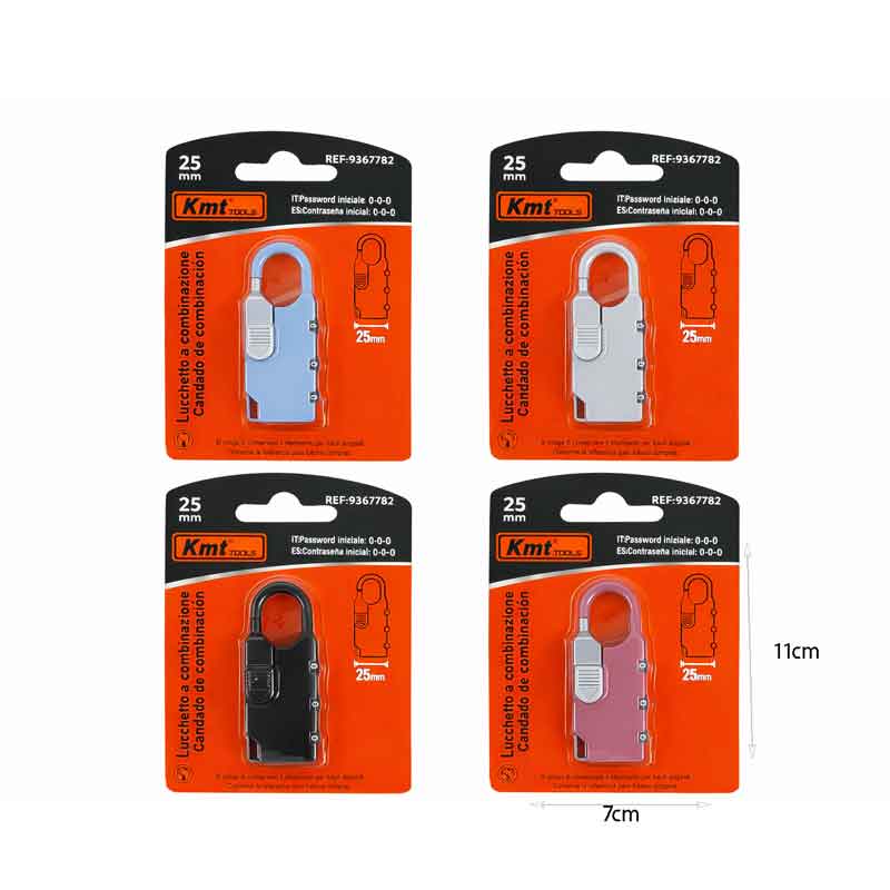 Λουκέτο Ασφαλείας 25mm με Συνδυασμό - 25mm Combination Padlock OEM