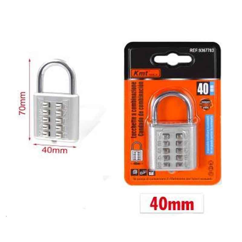 KMT Λουκέτο με Συνδυασμό 40mm - Coded Lock KMT