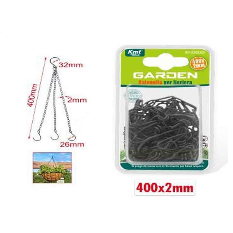 KMT Αλυσίδες Για Κρέμασμα Γλαστρών 400*2mm - Chains For Hanging Pots KMT Tools KMT