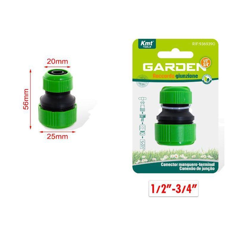 KMT Tools Ρακόρ Ποτίσματος για Λάστιχο 1/2″-3/4″ 56 Χιλιοστών - Watering Fitting for Hose KMT