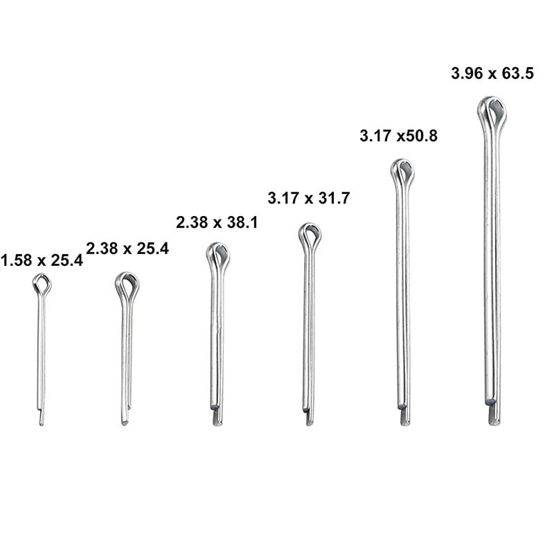 Κοπίλιες ασφάλειες σετ 555τμχ - Cotter pin assortment OEM