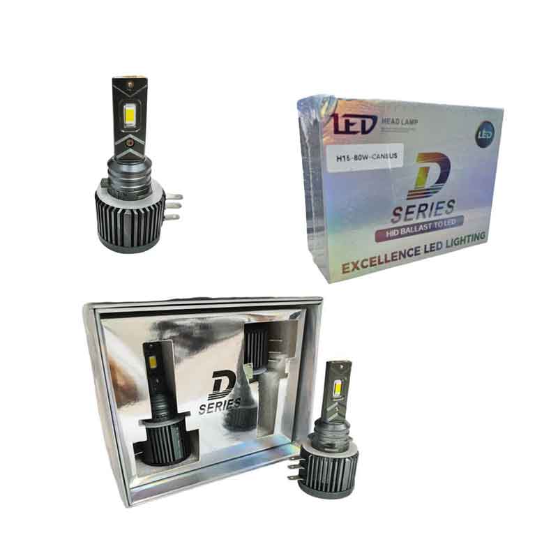 D Series Λάμπες Αυτοκινήτου LED H15 80W CANBUS - Excellence Led Lighting OEM