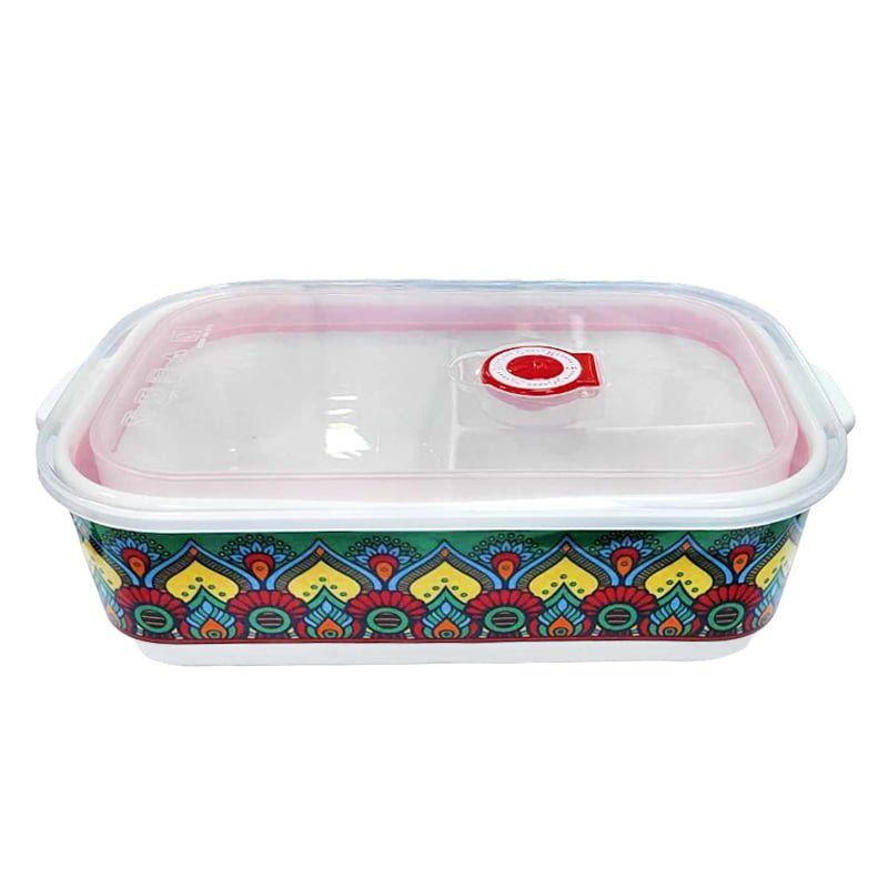 Κεραμικό Δοχείο Φαγητού 3 Θέσεων - Ceramic Split Bowl Box OEM