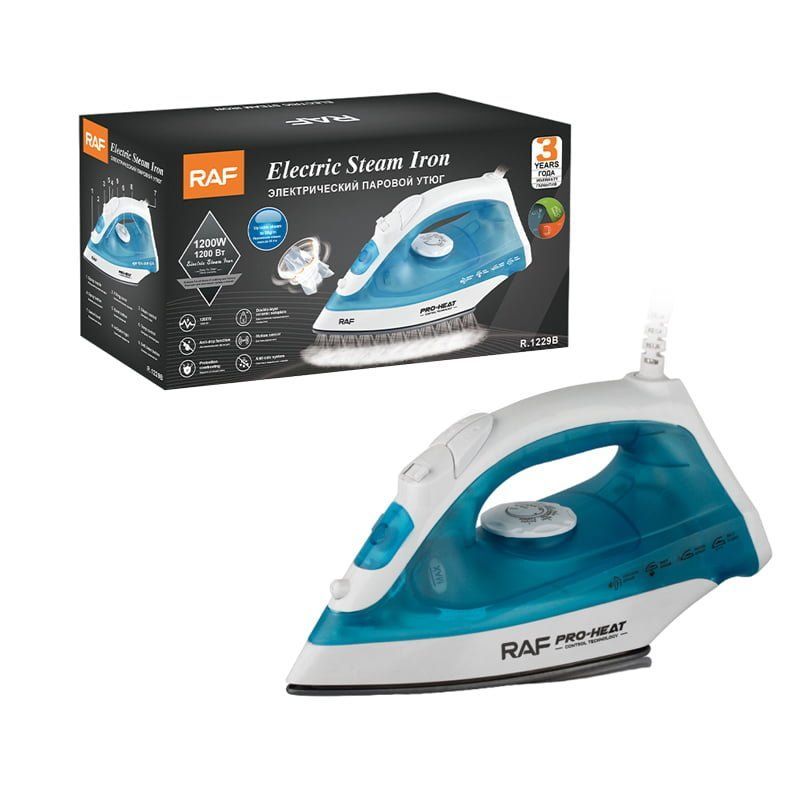 RAF Ηλεκτρικό Σίδερο Ατμού 1200W R.1229B - Electric Steam Iron RAF