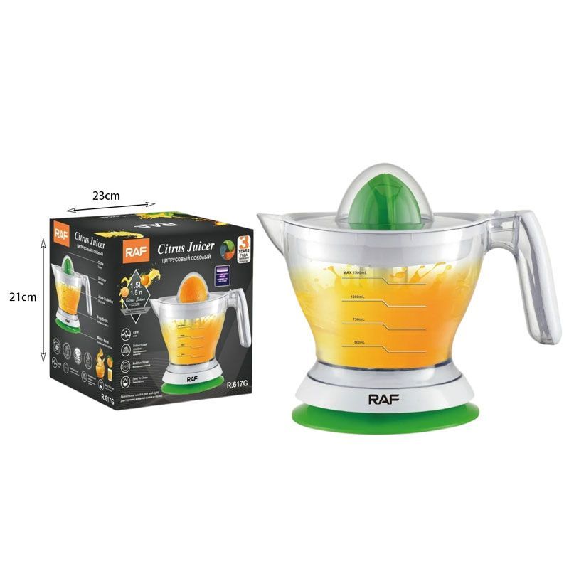 Raf Ηλεκτρικός Στίφτης 40W 1.0L R.617G - Citrus Juicer RAF