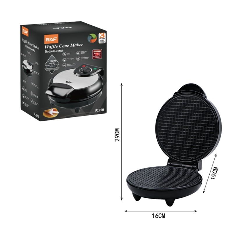 RAF Συσκευή για χωνάκι παγωτού 1200W R.220 - Waffle Cone Maker RAF
