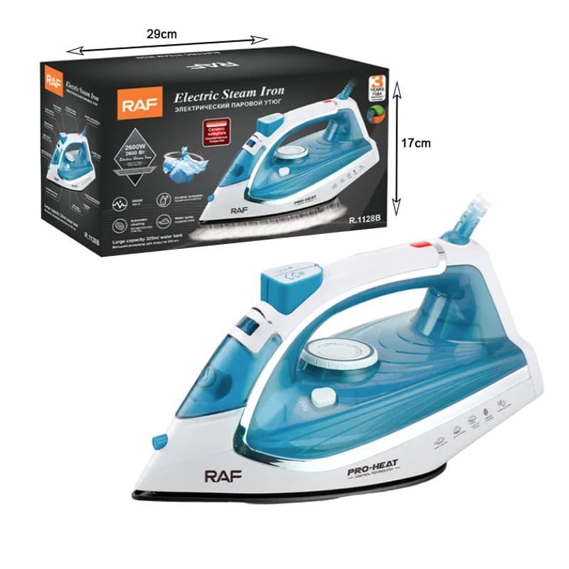 RAF Ηλεκτρικό Σίδερο Ατμού 2200W R.1128B - Electric Steam Iron RAF
