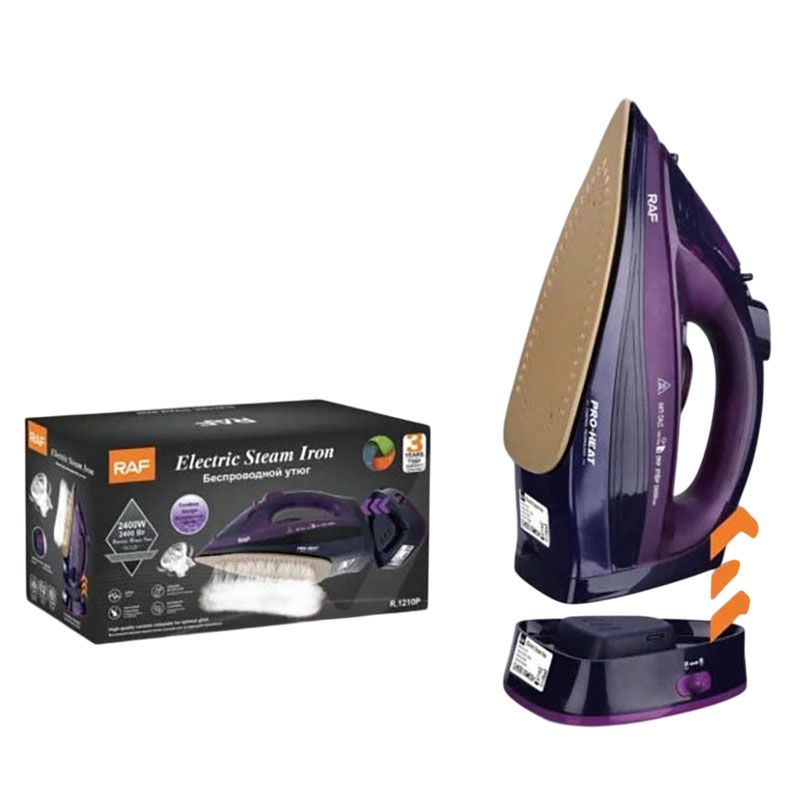RAF Ηλεκτρικό Σίδερο Ατμού 2400W R.1210P - Electric Steam Iron RAF