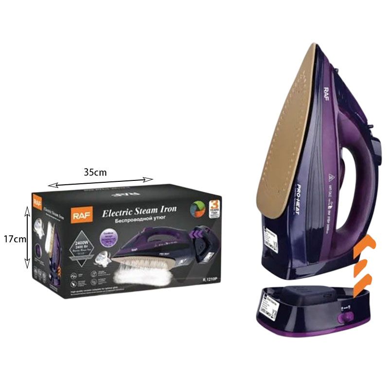 RAF Ηλεκτρικό Σίδερο Ατμού 2400W R.1210P - Electric Steam Iron RAF