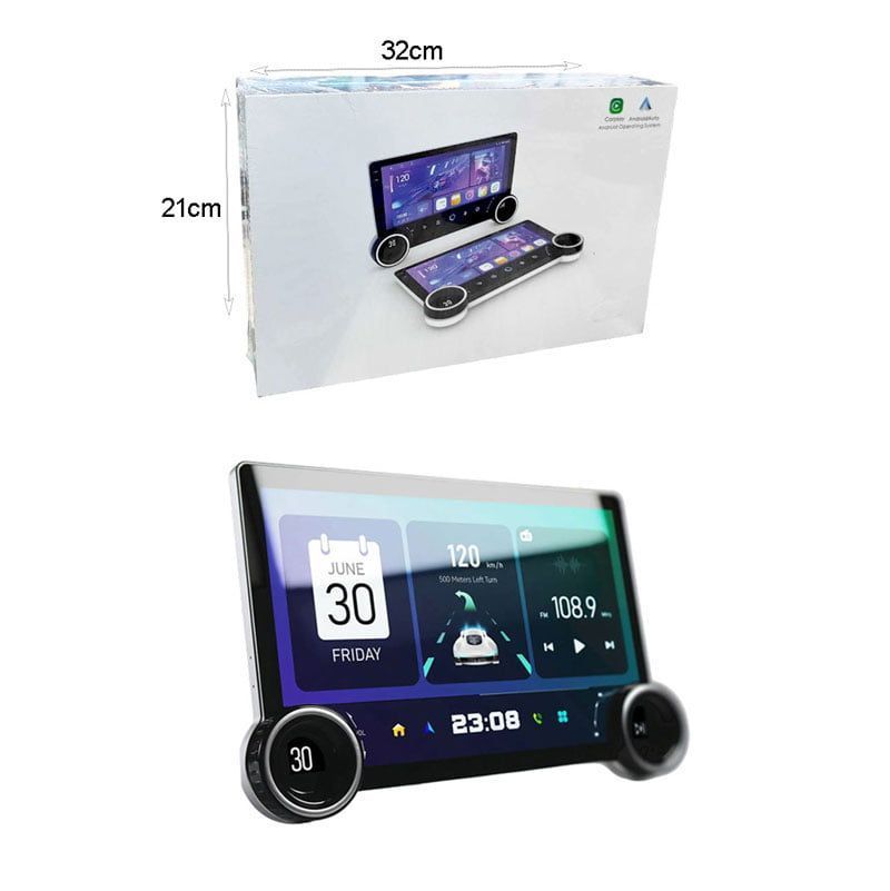 Οθόνη αυτοκινήτου monitor 10.1'' Διπλό κουμπί 4+64G AHD A100 Android - Carplay Android Operating System OEM
