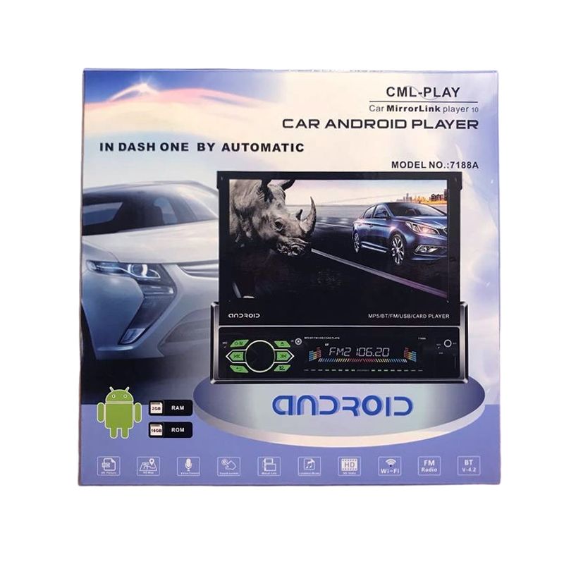 Ηχοσύστημα Αυτοκινήτου 1DIN με Οθόνη 2+32G+CP 7188A - CLM-Play Car Multimedia Player OEM