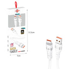 Wisdomup Καλώδιο Φόρτισης USB σε Type-C 3A Ταχείας Φόρτισης SJX-37T - USB to Type-C Fast Charging Cable OEM