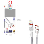 Wisdomup Καλώδιο Φόρτισης και Δεδομένων USB σε Lightning Ταχείας Φόρτισης SJX-38P - USB to Lightning Fast Charging Data Cable OEM