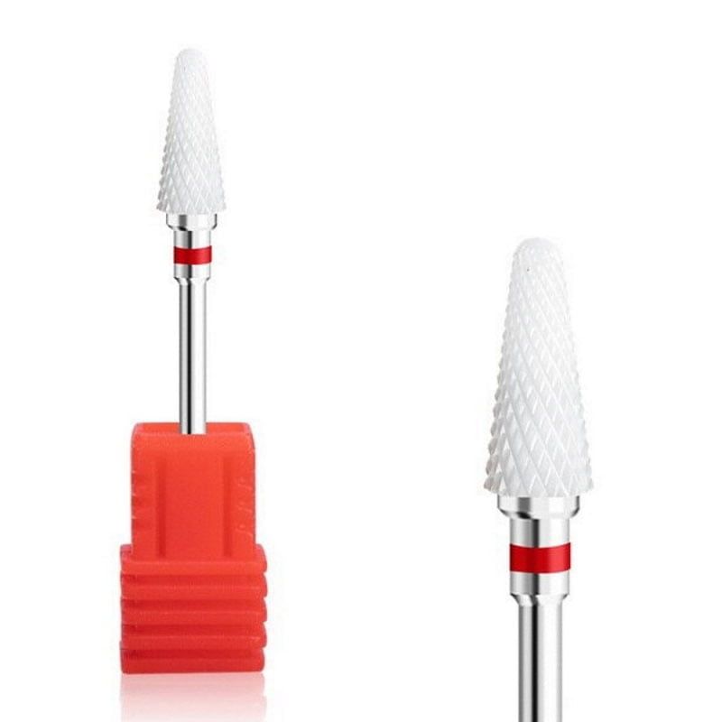 Κεραμικό φρεζάκι κόκκινο Α1 - Ceramic nail drill bit OEM