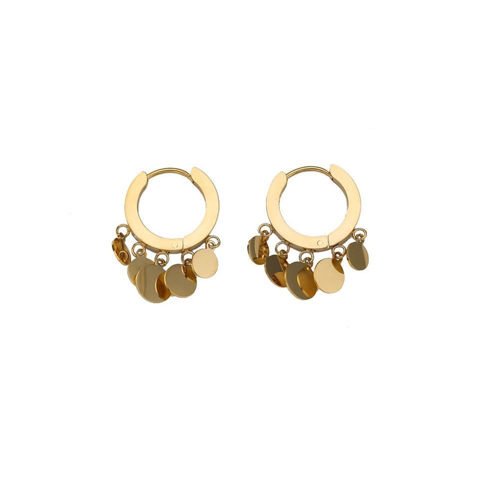 ΓΥΝΑΙΚΕΙΑ ΣΚΟΥΛΑΡΙΚΙΑ ΚΡΙΚΟΙ ΑΠΟ ΑΤΣΑΛΙ-WOMEN'S STEEL EARRINGS OEM