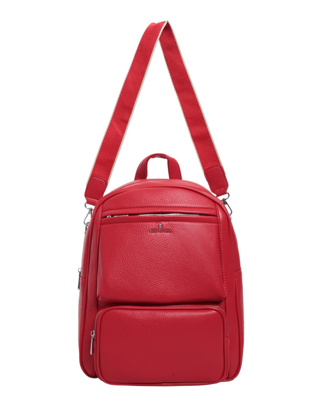 Σακίδιο πλάτης QC-1202 - Κόκκινο BAG TO BAG