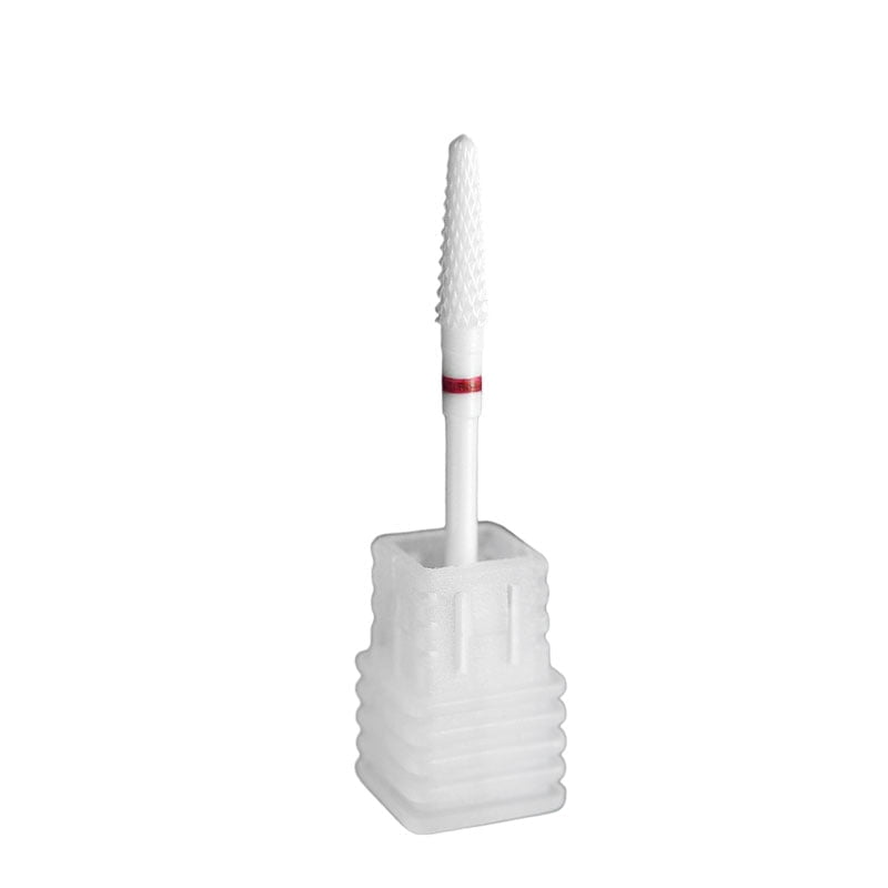 Κεραμικό φρεζάκι κόκκινο Β18 - Ceramic nail drill bit OEM