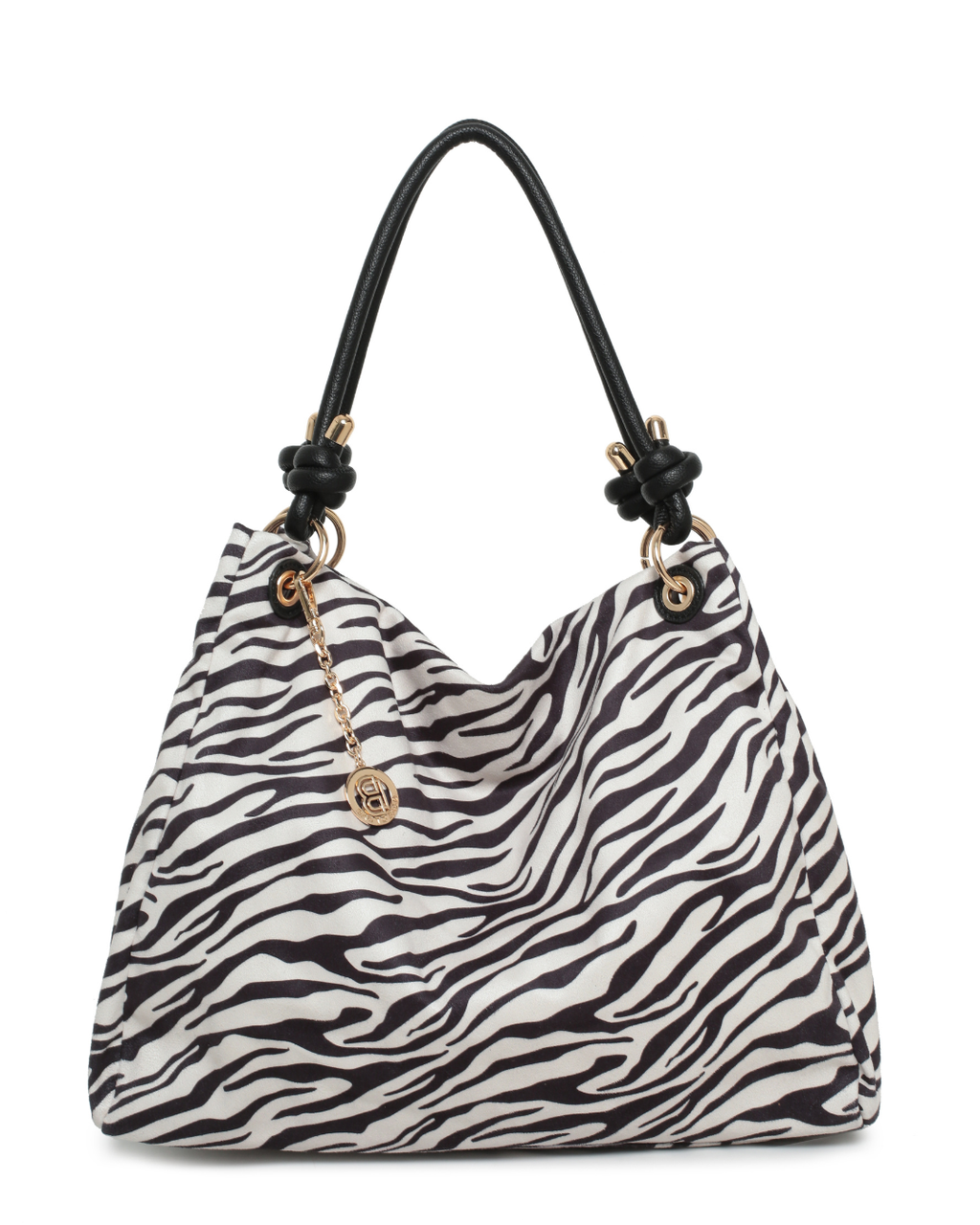Τσάντα ώμου BTB0056 - Ασπρο/Μαύρο BAG TO BAG