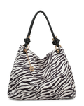 Τσάντα ώμου BTB0056 - Ασπρο/Μαύρο BAG TO BAG