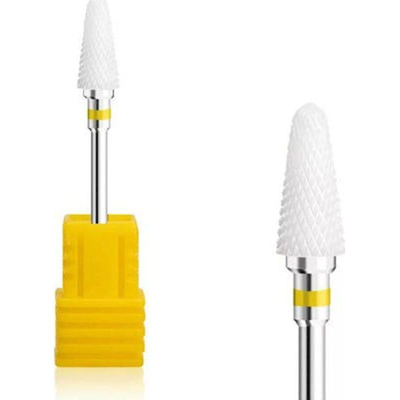 Κεραμικό φρεζάκι κίτρινο Α23 - Ceramic nail drill bit OEM