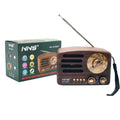 NNS Ραδιόφωνο NS-3380BT - Radio - Καφέ NNS