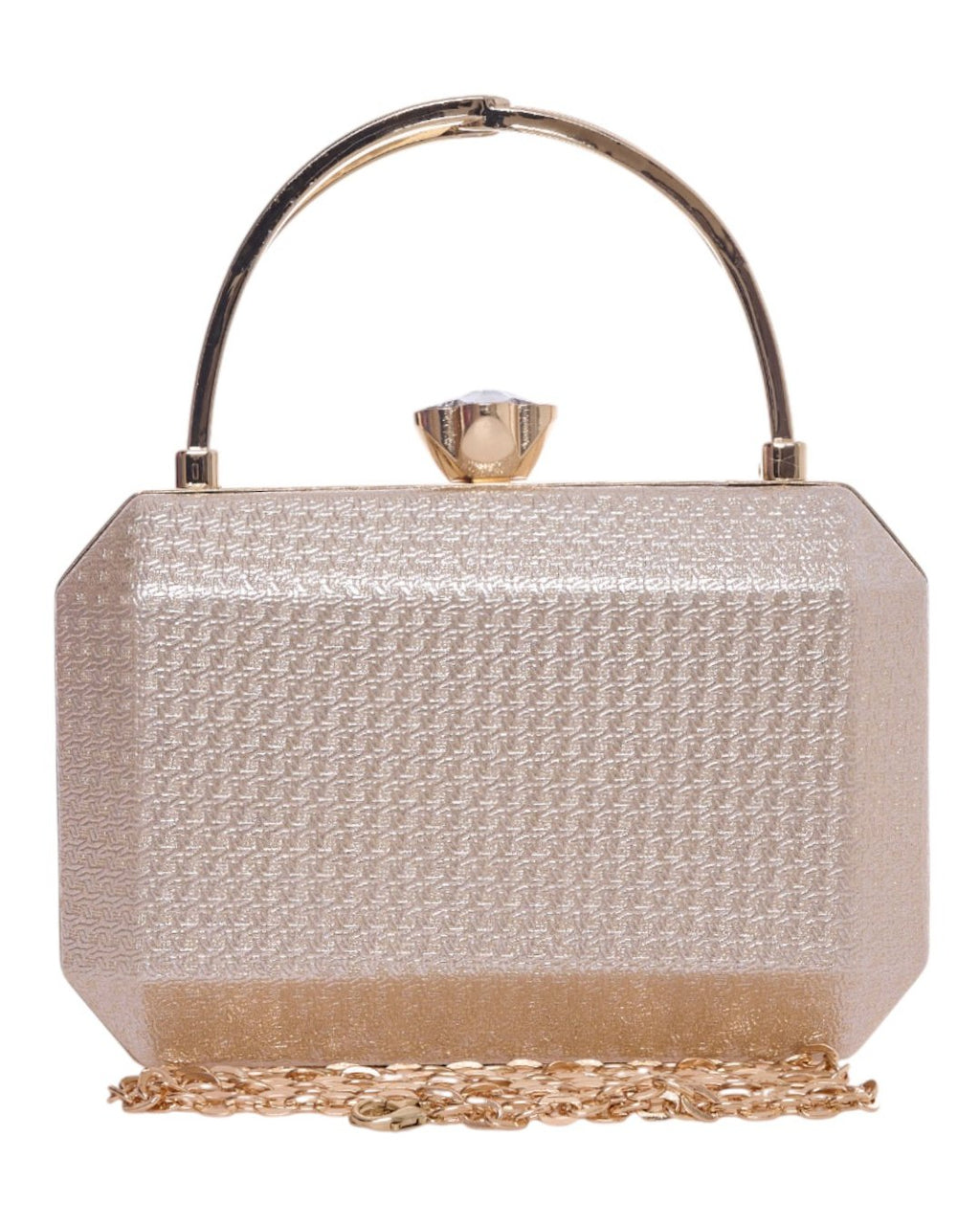 Τσάντα φάκελος clutch CK-6073 - Χρυσό