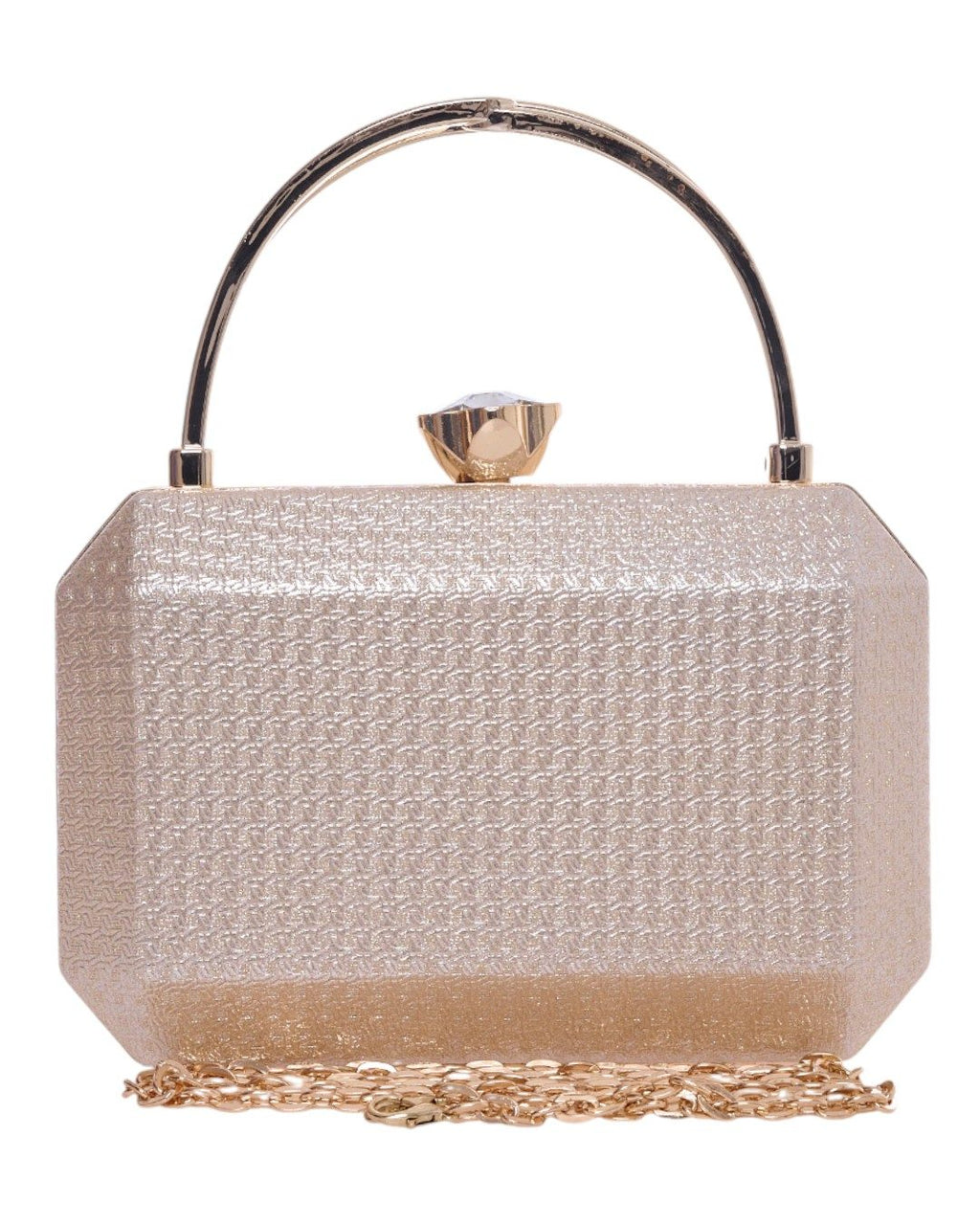 Τσάντα φάκελος clutch CK-6073 - Σαμπανιζέ