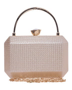Τσάντα φάκελος clutch CK-6073 - Σαμπανιζέ