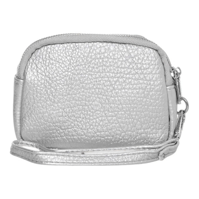 Πορτοφολάκι με 3 θήκες Ασημί BAG TO BAG