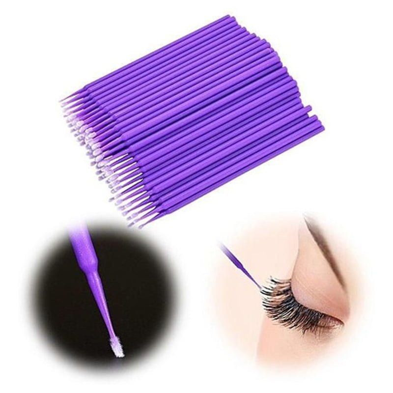 Μίας χρήσης microbrush lash επέκταση βλεφαρίδων 100τεμ.- Μπατονέτα βλεφαρίδας - All Eyelash Lifting OEM