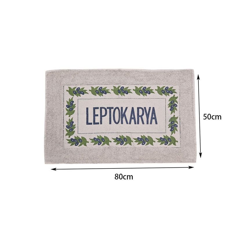 Βαμβακερό πατάκι μπάνιου 50x80cm LEPTOKARYA- Bathroom mat OEM