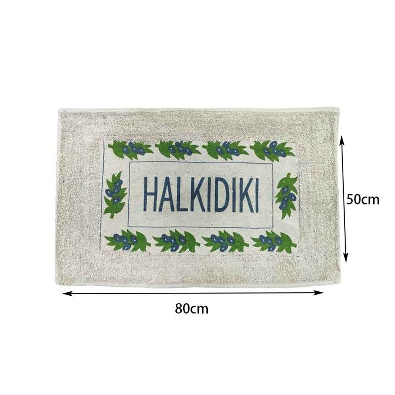 Βαμβακερό πατάκι μπάνιου 50x80cm Halkidiki- Bathroom mat OEM