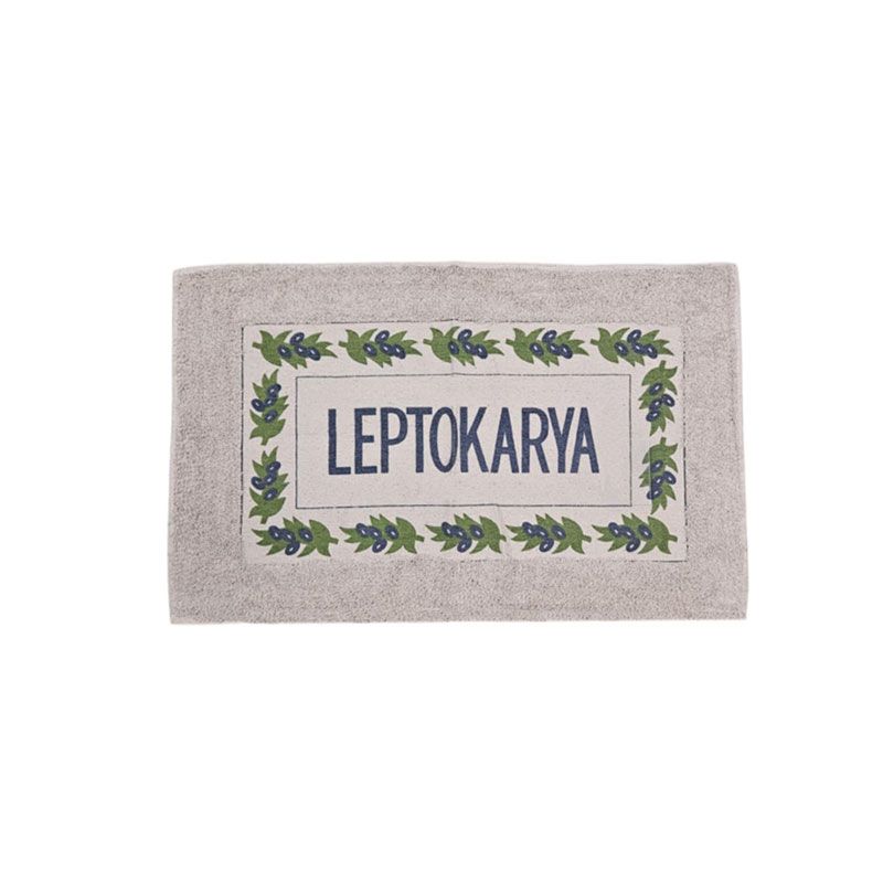 Βαμβακερό πατάκι μπάνιου 50x80cm LEPTOKARYA- Bathroom mat OEM