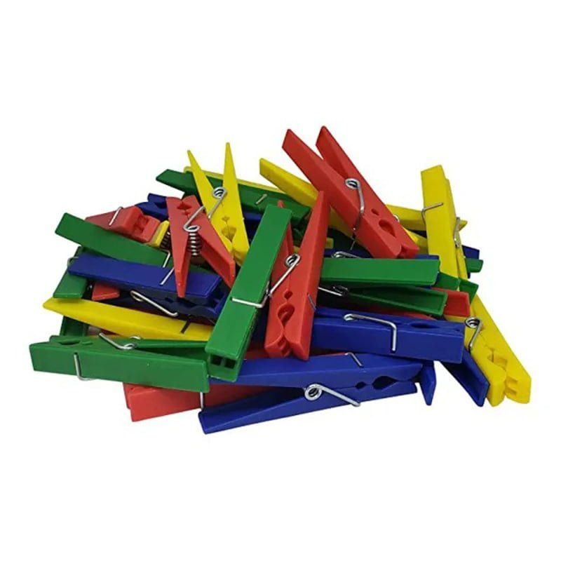 Πλαστικά Μανταλάκια 10cm 24τμχ - Clothes pegs OEM