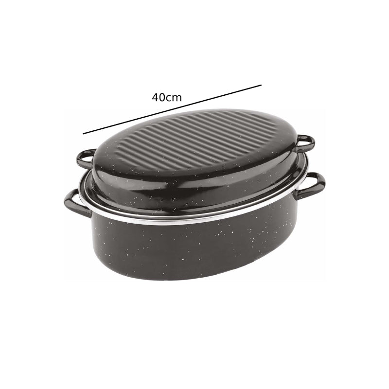 Sidirela Γάστρα Οβάλ "Premium" ΝΟ38 38x27cm- Sidirela oval roaster OEM