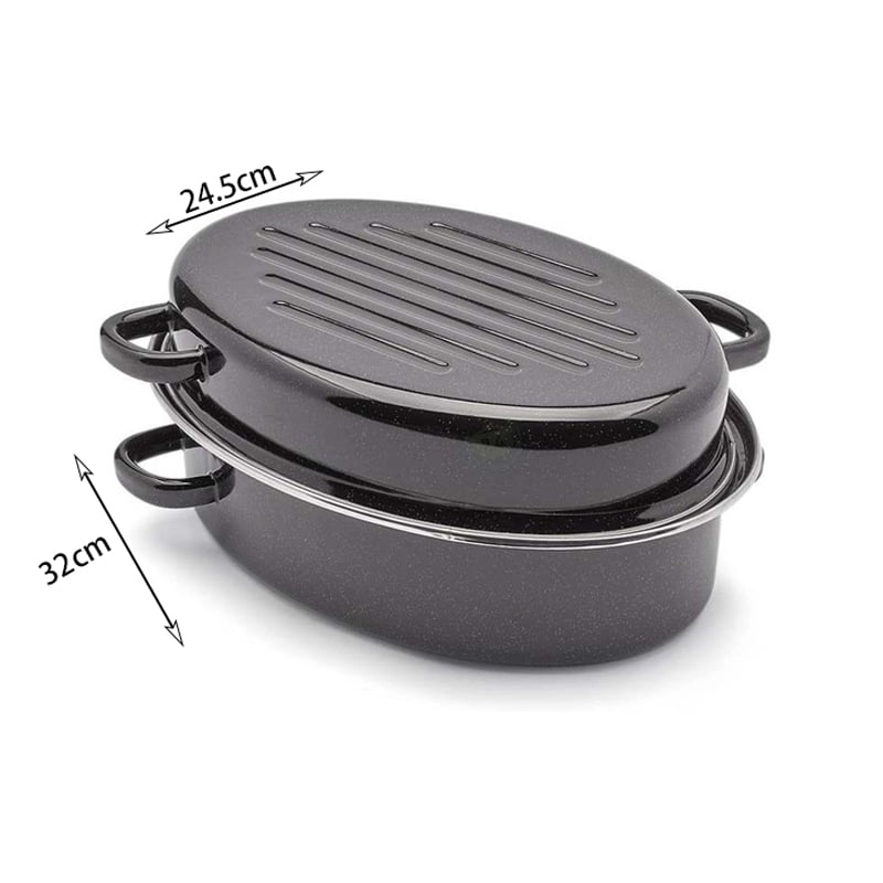 Sidirela Γάστρα 32x24,5cm - Sidirela oval roaster OEM