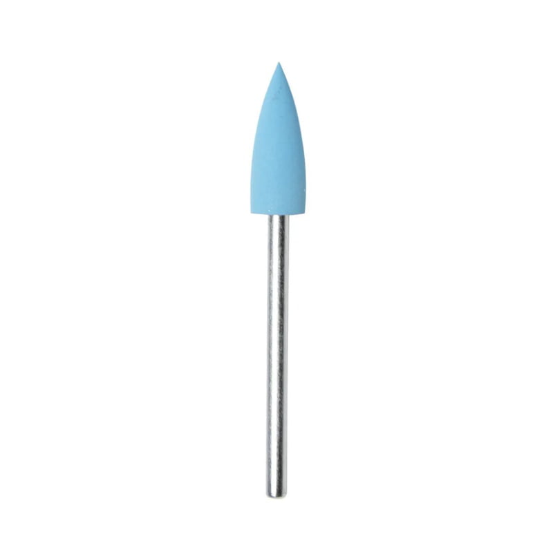 Φρεζάκι buffer σιλικόνης μπλε E1 - Rubber Silicone nail drill bit OEM