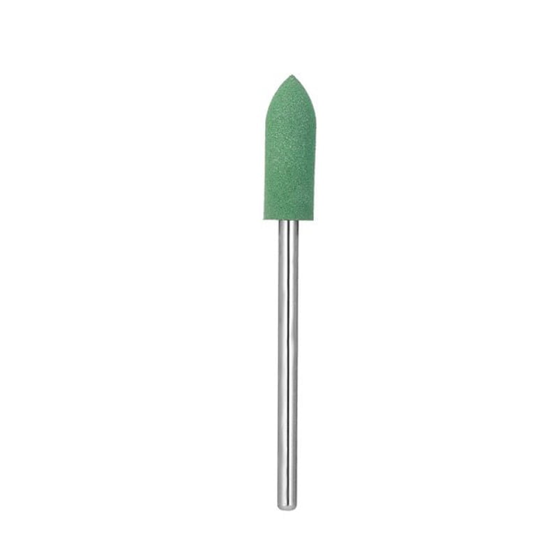 Φρεζάκι buffer σιλικόνης πράσινο E2 - Rubber Silicone nail drill bit OEM