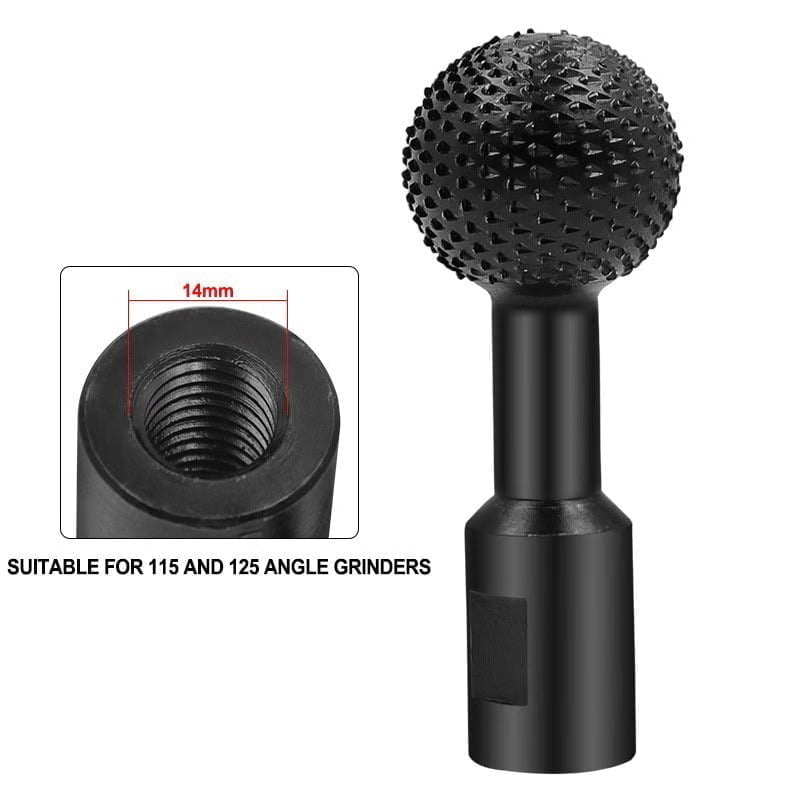 Ράσπα ξύλου στρογγυλή - Hotaitools spherical spindles for angle grinder OEM