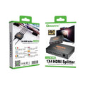 Qiaoyang HDMI splitter 1x4 Διαχωριστής σήματος από 1 είσοδο σε 4 εξόδους QA-HD60 Qiaoyang